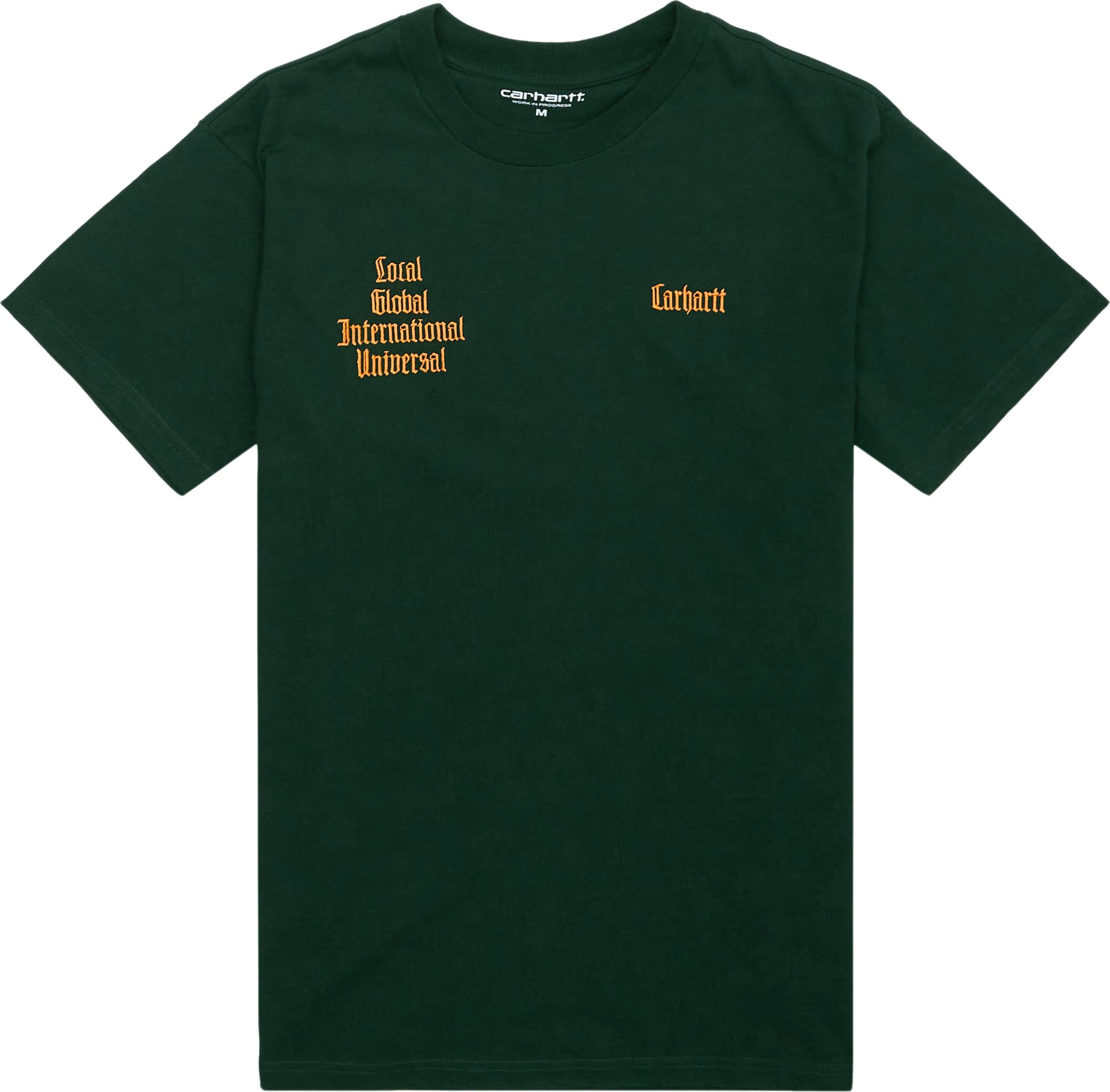 Carhartt WIP T-shirts S/S LETTERMAN I031010 Grön